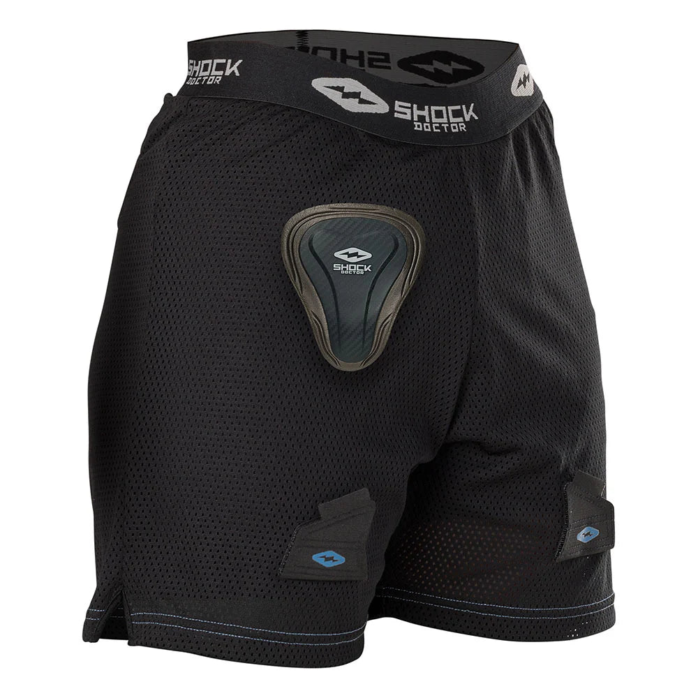 Shock Doctor Women's Loose Hockey Short with Pelvic Protector