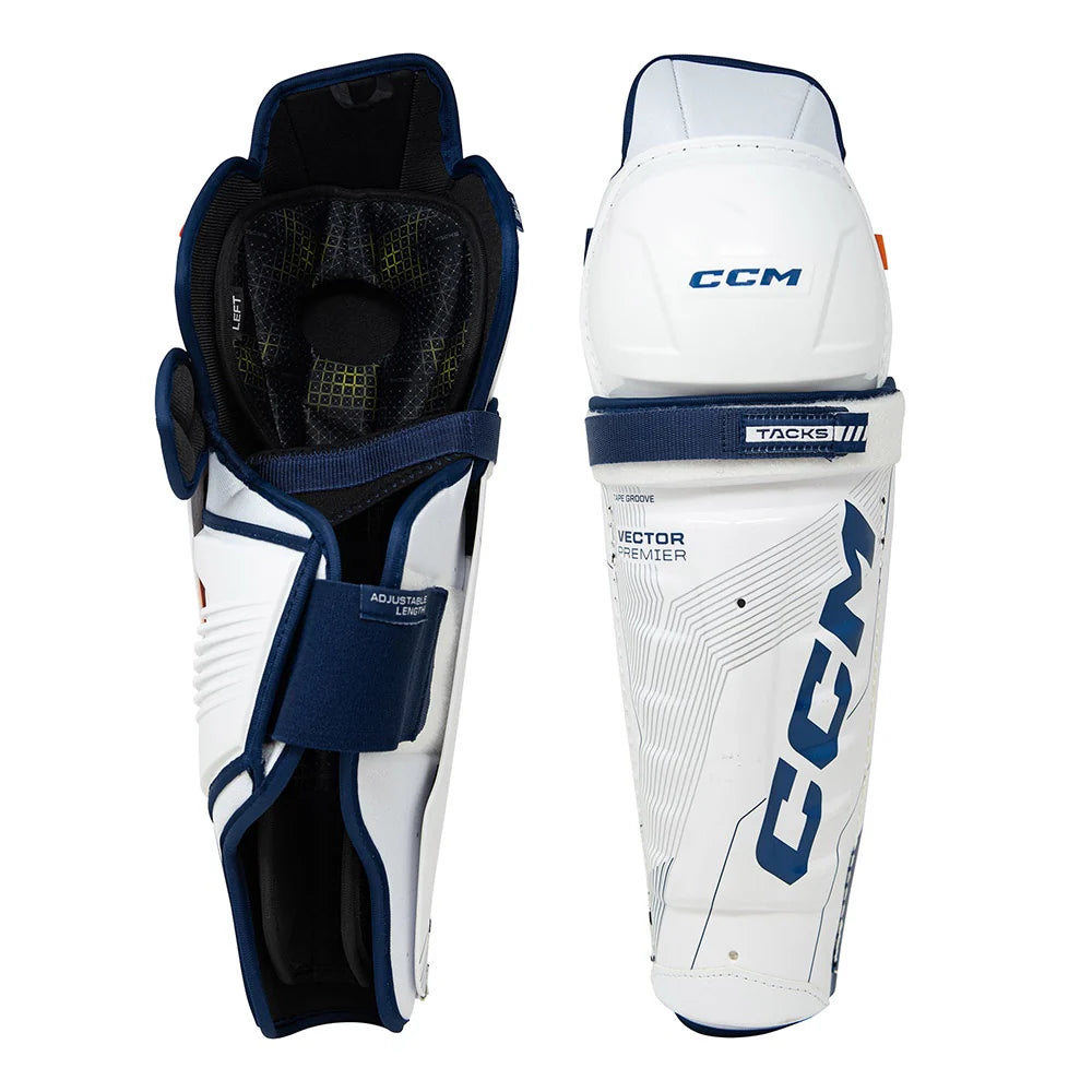 CCM Tacks Vector Premier Junior Shin Guard