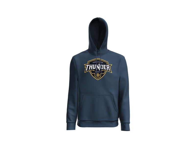 Coeur D'Alene Thunder Hockey Adult Hoodie