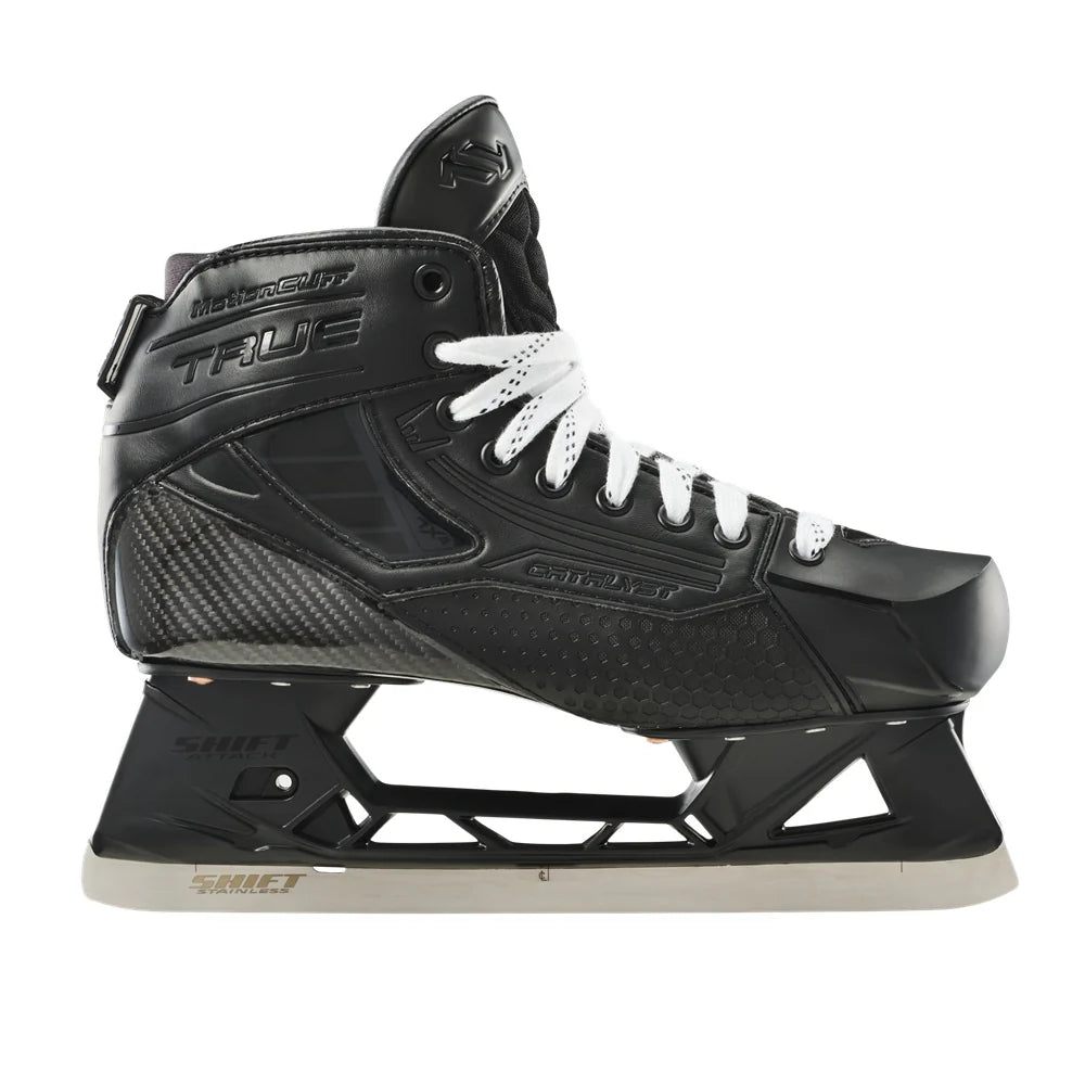 True Catalyst 7X4 Blackout Senior Goalie Skates