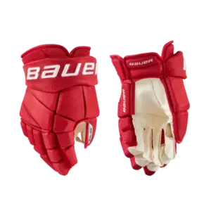 Bauer Team Stock Vapor Pro Glove Sr Red